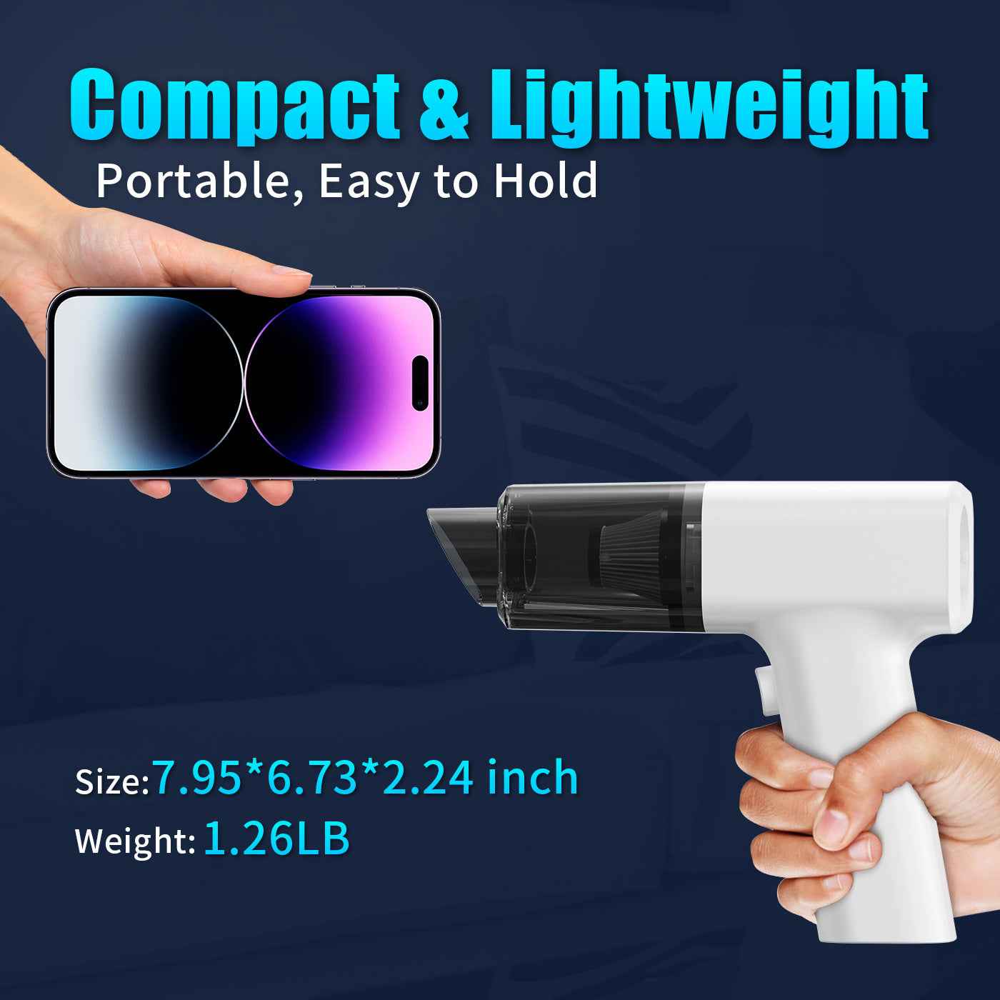 Superfast Handy Vaccum Dust Collector | Rechargeable