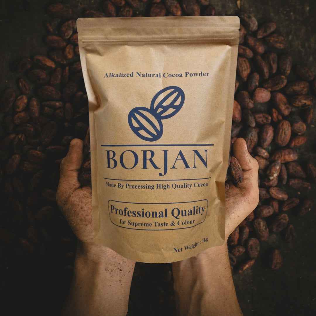Borjan Cocoa Powder 1kg – Unsweetened Natural for Baking