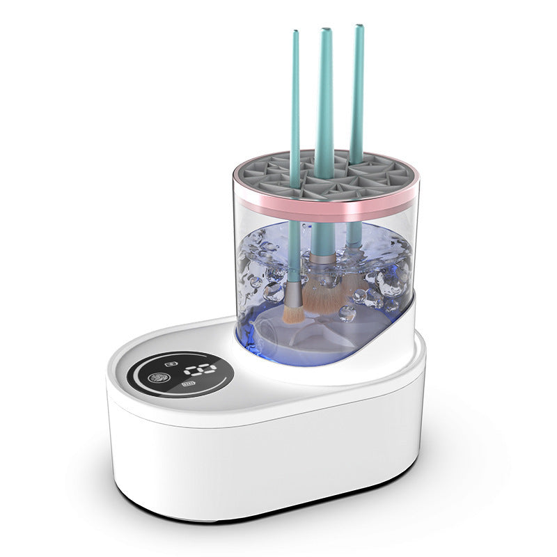 Electric Makeup Brush Cleaner Rechargeable Makeup Brushes Cleaning Tool Automatic Makeup Brush Cleaning Stand Device - TrendBug