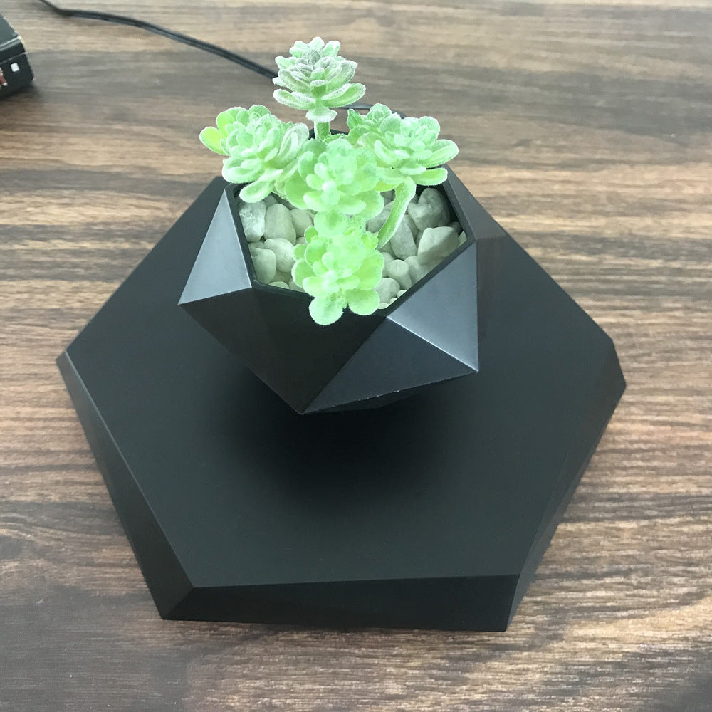 Floating Magnetic Levitating Planter - Creative Bonsai Air Plant Pot for Home & Office Desk Decor - TrendBug