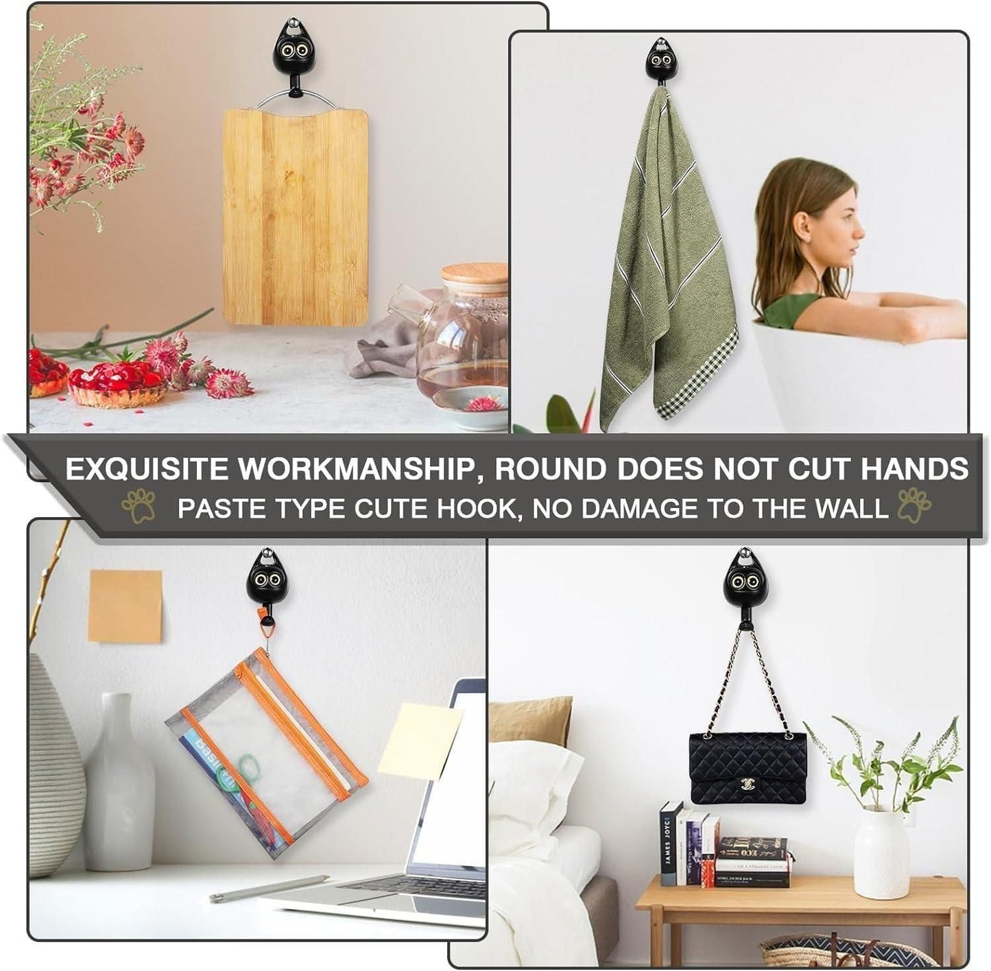 Hook Wall Hangers Key Hook for Wall Cute Hooks for Key - TrendBug