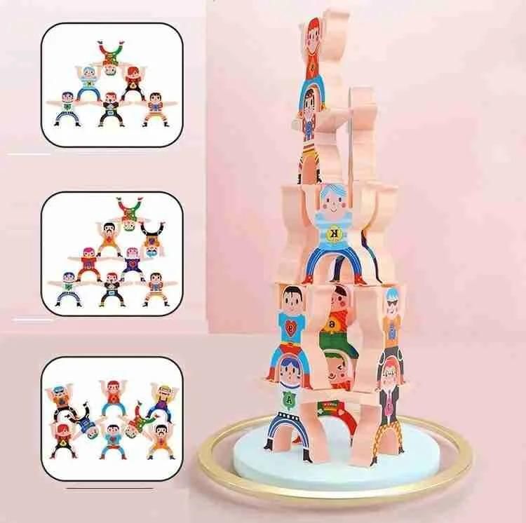 Hercules Wooden Jenga  Balancing Toy - TrendBug