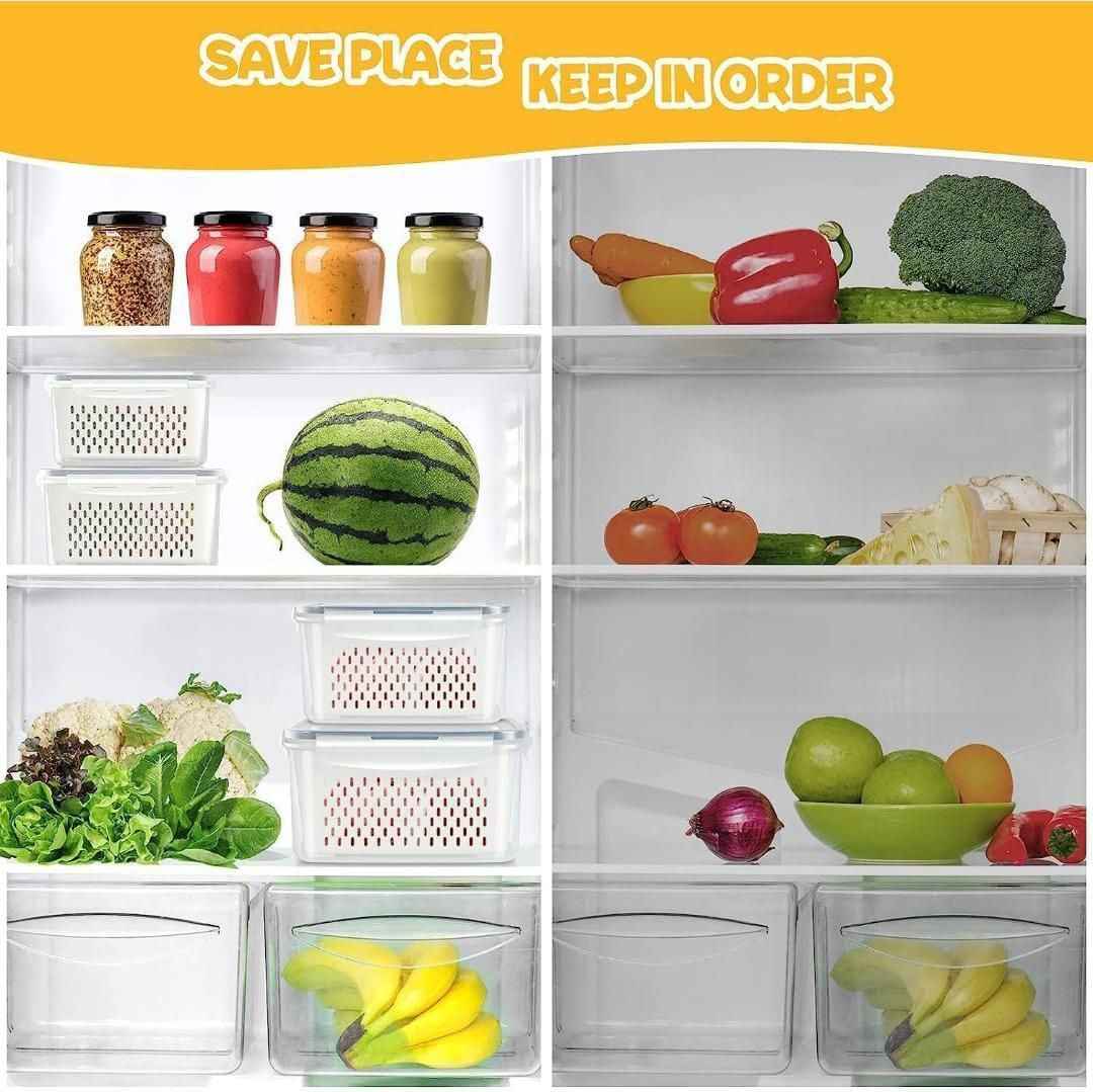 Kitchen Food Storage Containers Set (Pack of 2)