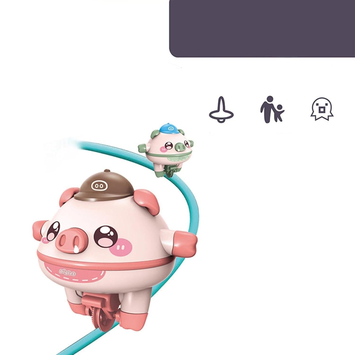 Tightrope Walking Tumbler Pig Walking Tightrope for Children - TrendBug