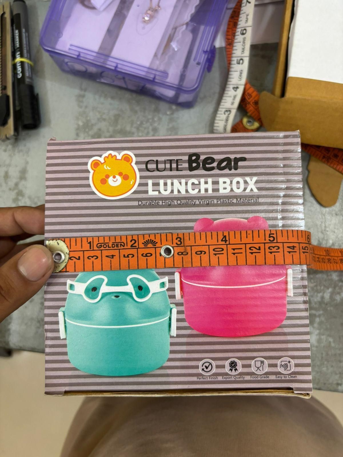 Cute Teddy Bear Lunch Box Thermoware Lunch Box Sets - TrendBug
