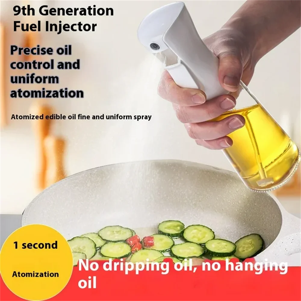 Olive Oil Dispenser,Oil Sprayer for Cooking,220/300ml Glass Oil Spray Bottle,Food grade Oil Dispenser and Oil Sprayer forKitchen - TrendBug