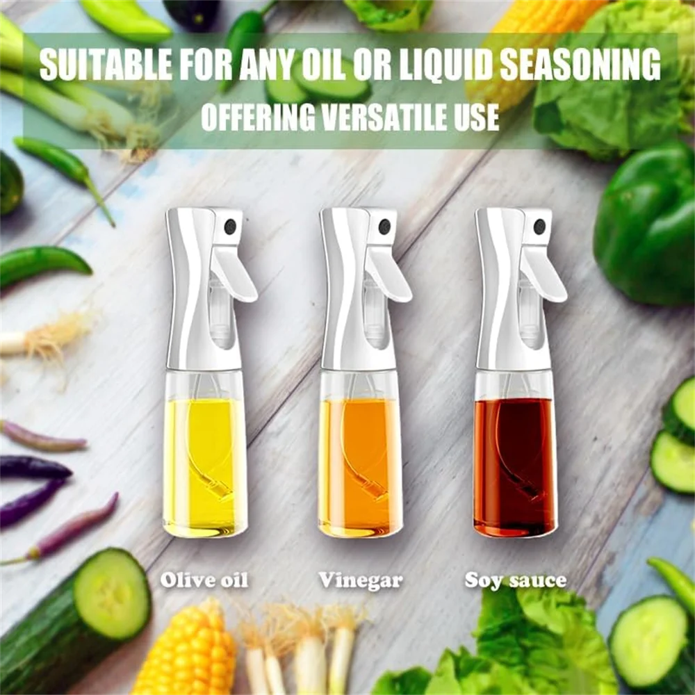 Olive Oil Dispenser,Oil Sprayer for Cooking,220/300ml Glass Oil Spray Bottle,Food grade Oil Dispenser and Oil Sprayer forKitchen - TrendBug