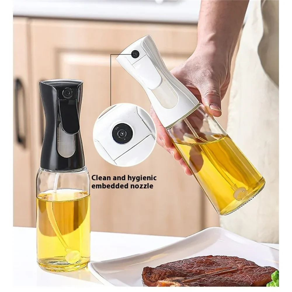 Olive Oil Dispenser,Oil Sprayer for Cooking,220/300ml Glass Oil Spray Bottle,Food grade Oil Dispenser and Oil Sprayer forKitchen - TrendBug