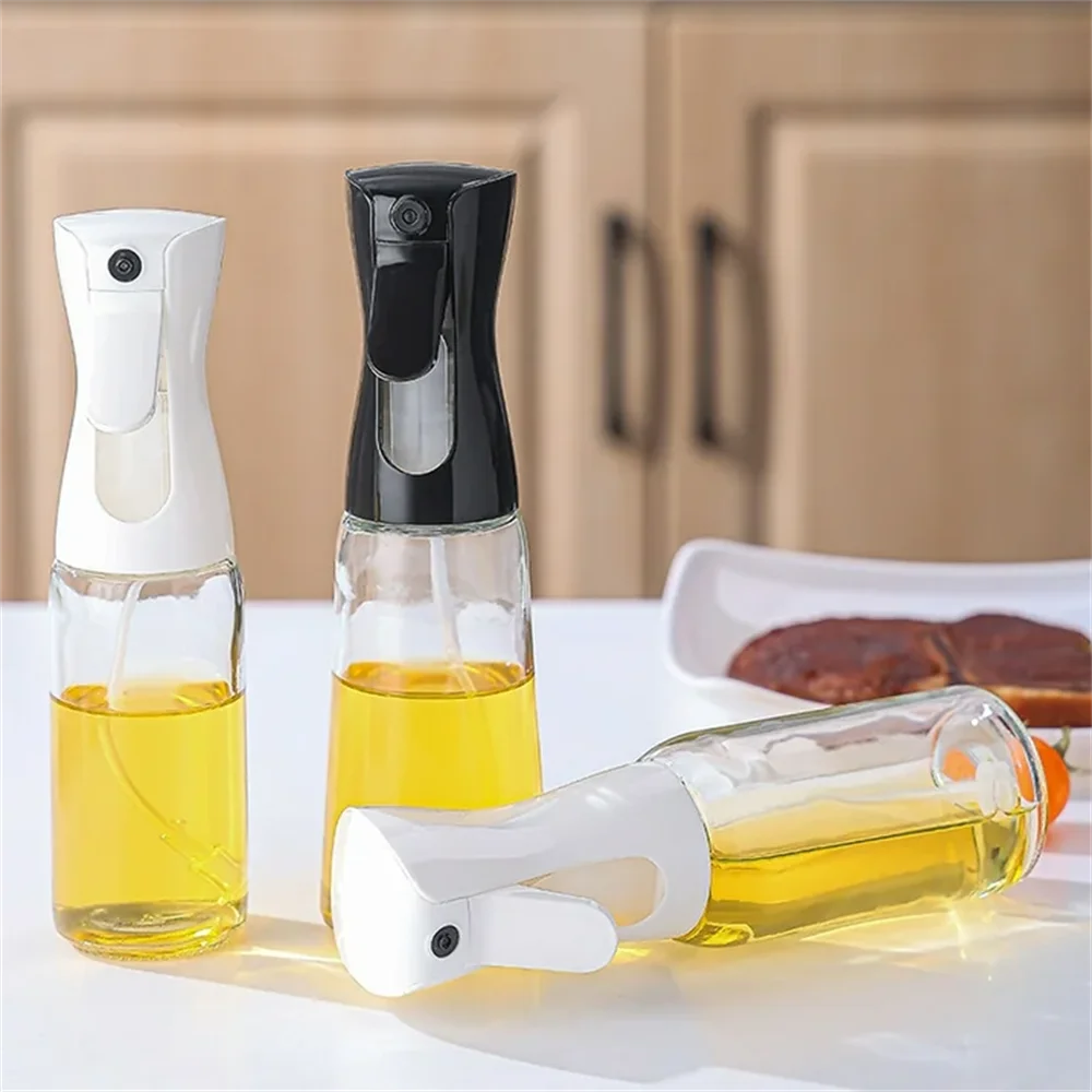 Olive Oil Dispenser,Oil Sprayer for Cooking,220/300ml Glass Oil Spray Bottle,Food grade Oil Dispenser and Oil Sprayer forKitchen - TrendBug