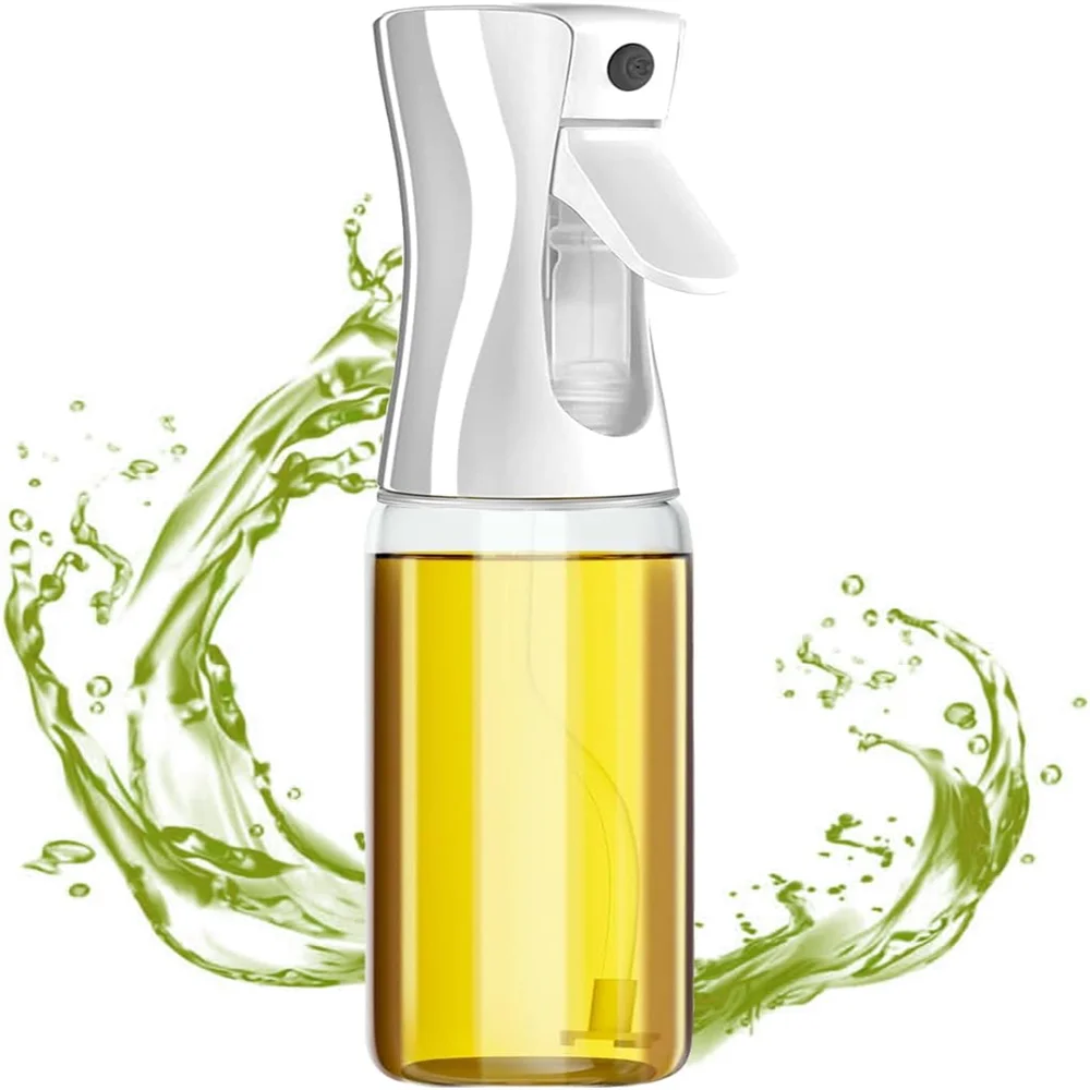 Olive Oil Dispenser,Oil Sprayer for Cooking,220/300ml Glass Oil Spray Bottle,Food grade Oil Dispenser and Oil Sprayer forKitchen - TrendBug