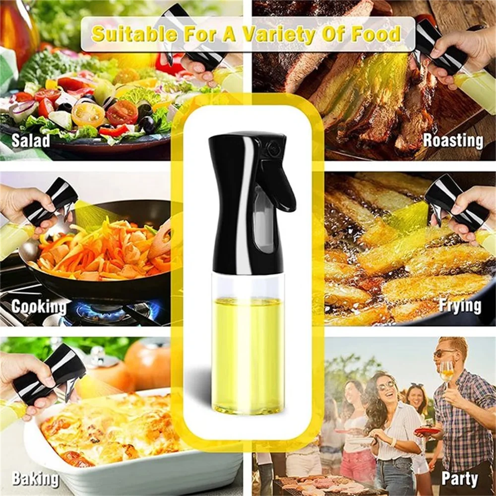 Olive Oil Dispenser,Oil Sprayer for Cooking,220/300ml Glass Oil Spray Bottle,Food grade Oil Dispenser and Oil Sprayer forKitchen - TrendBug
