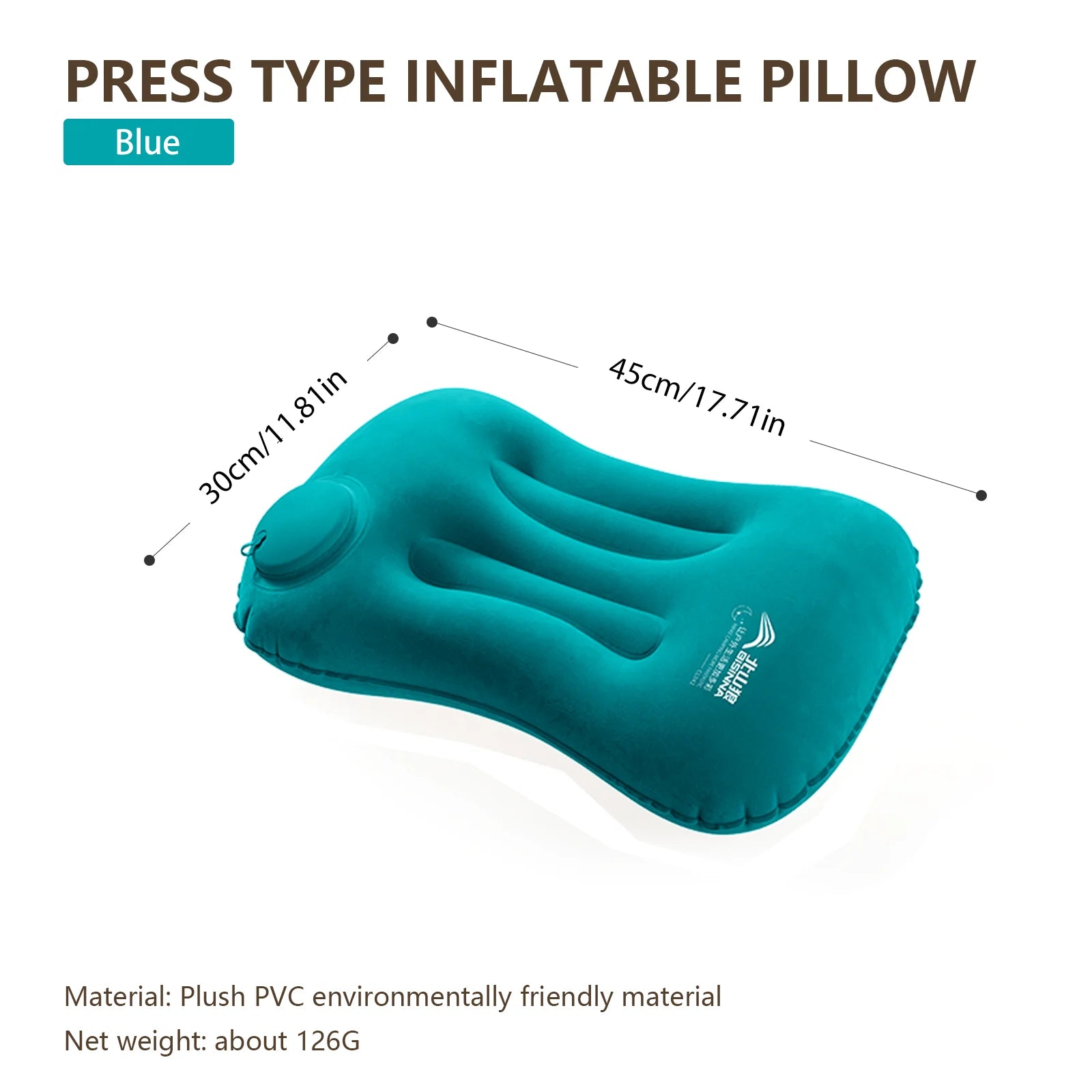 BISINNA Camping Inflatable Pillow Portable Ultralight Travel Hiking Air Sleeping Pillow for Neck and Lumbar Support - TrendBug