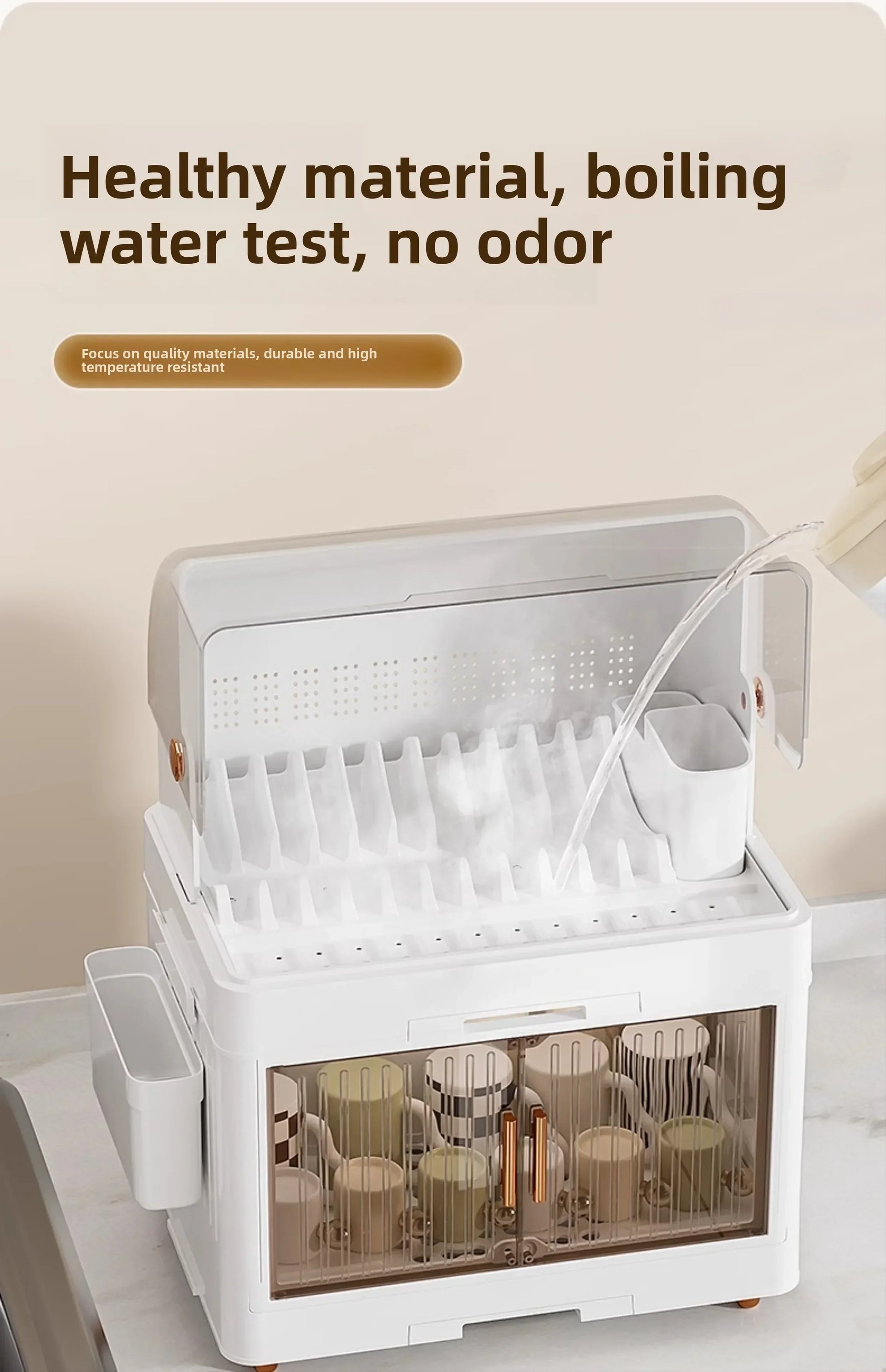Kitchen Bowl Rack with Lid – Versatile Tableware Storage Box and Dish Drain Rack for Your Kitchen - TrendBug