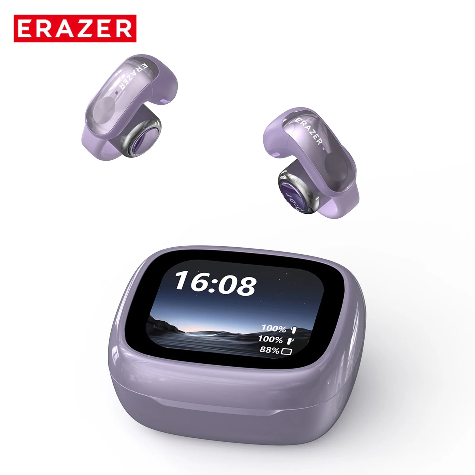 ERAZER XF28 Bluetooth V6.0 Open-ear True Wireless EarbudsTranslation Earphones Office Travel,ASMR Headset APP - TrendBug