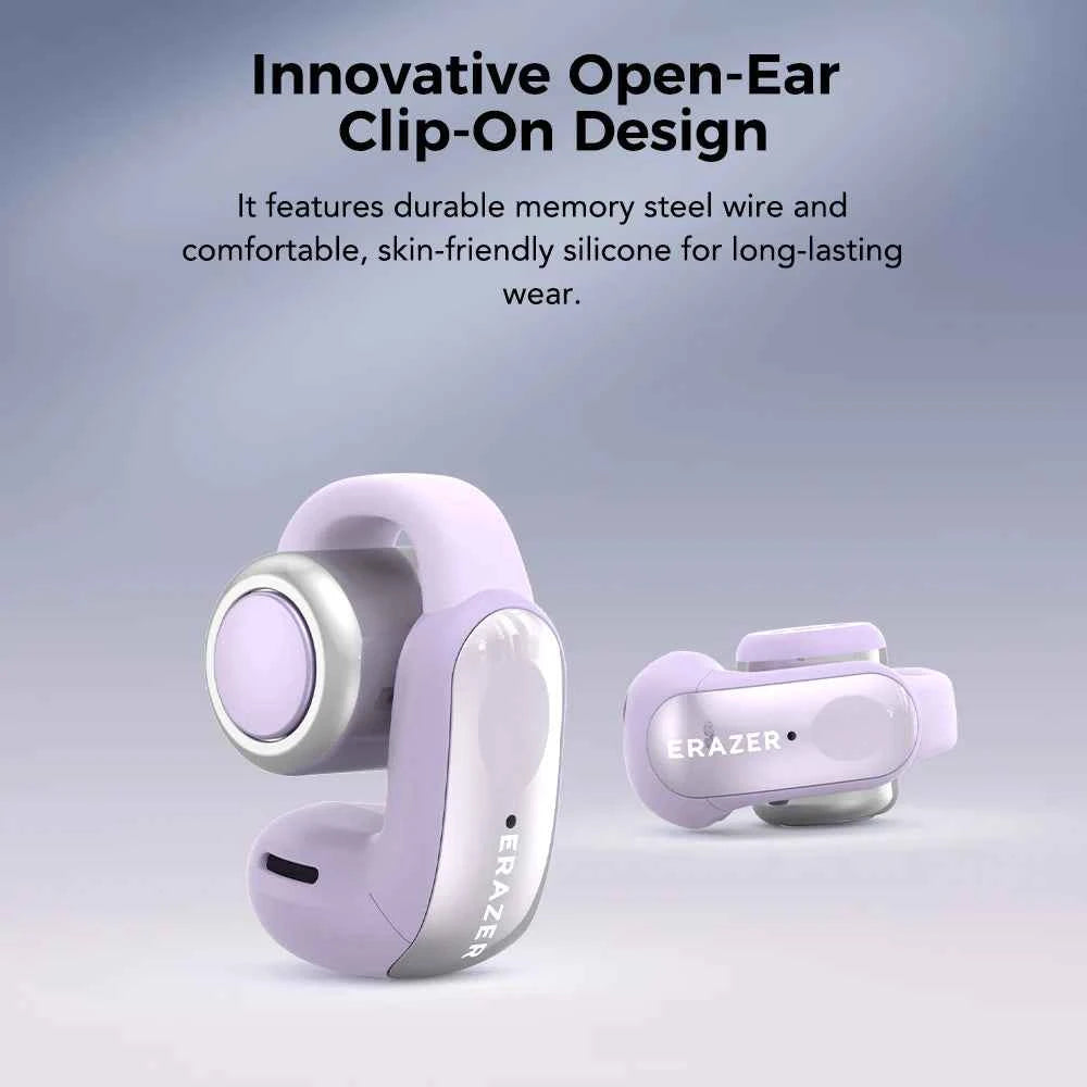 Translator ERAZER XF28 Bluetooth V6.0 Open-ear True Wireless EarbudsTranslation Earphones Office Travel,ASMR Headset APP