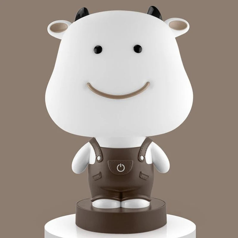 Cartoon Rabbit Night Lights Bedroom Bedside Study animal Desk Lamps tiger bear Children's kids baby Sleep Light LED Night Lamps - TrendBug