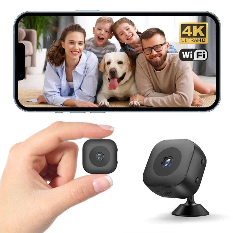 2025 New 4K Mini Security Camera Full Color Night Vision High Definition WiFi Monitor Waterproof Motion Detect Surveillance - TrendBug