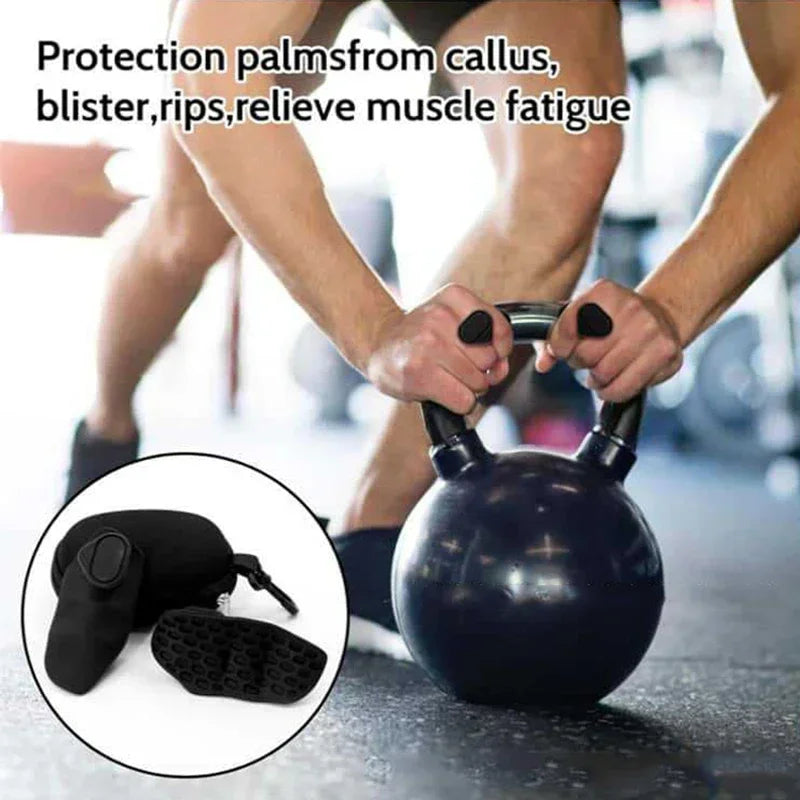 Gym Gloves Grip Strengthener Silicone Palm Grips Crosstraining Palm Grip Hand Protection for Gymnastics Weightlifting Exercise - TrendBug