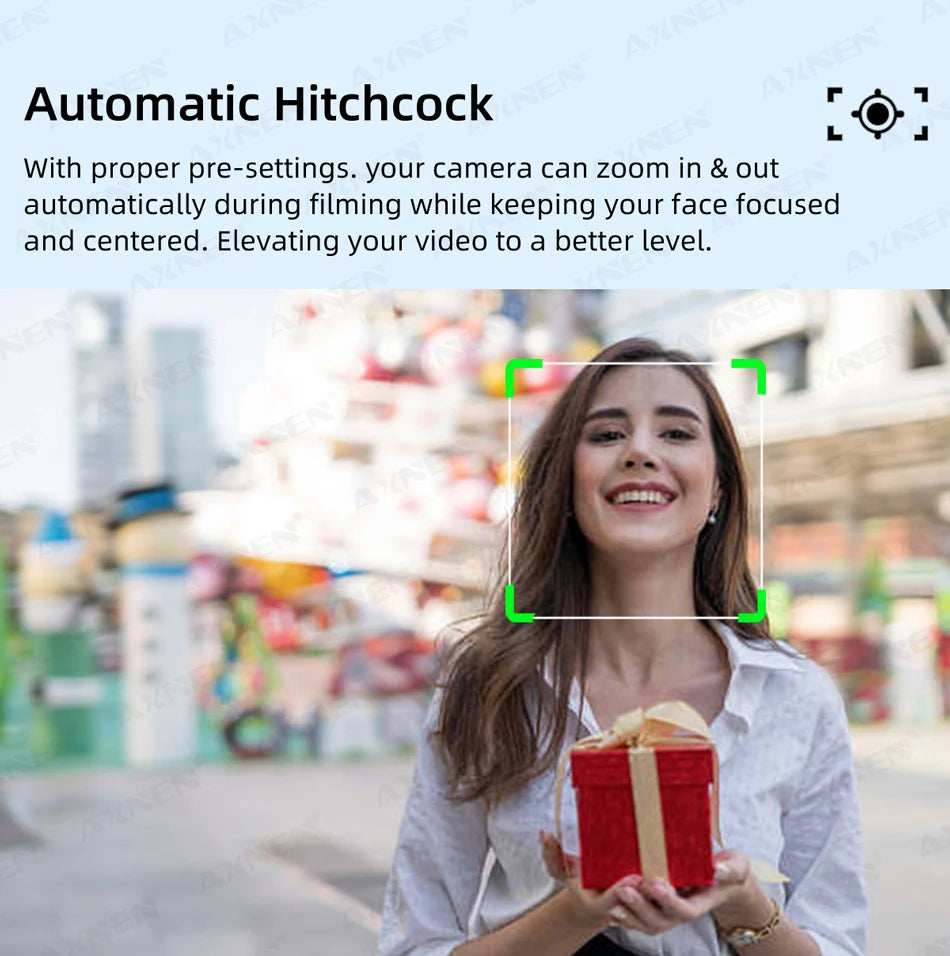 AXNEN HQ5 Handheld Stabilizer 3-Axis Foldable Mobile Shooting Gimbal Selfie Stick Gimble, Optional AI Face Following Module - TrendBug