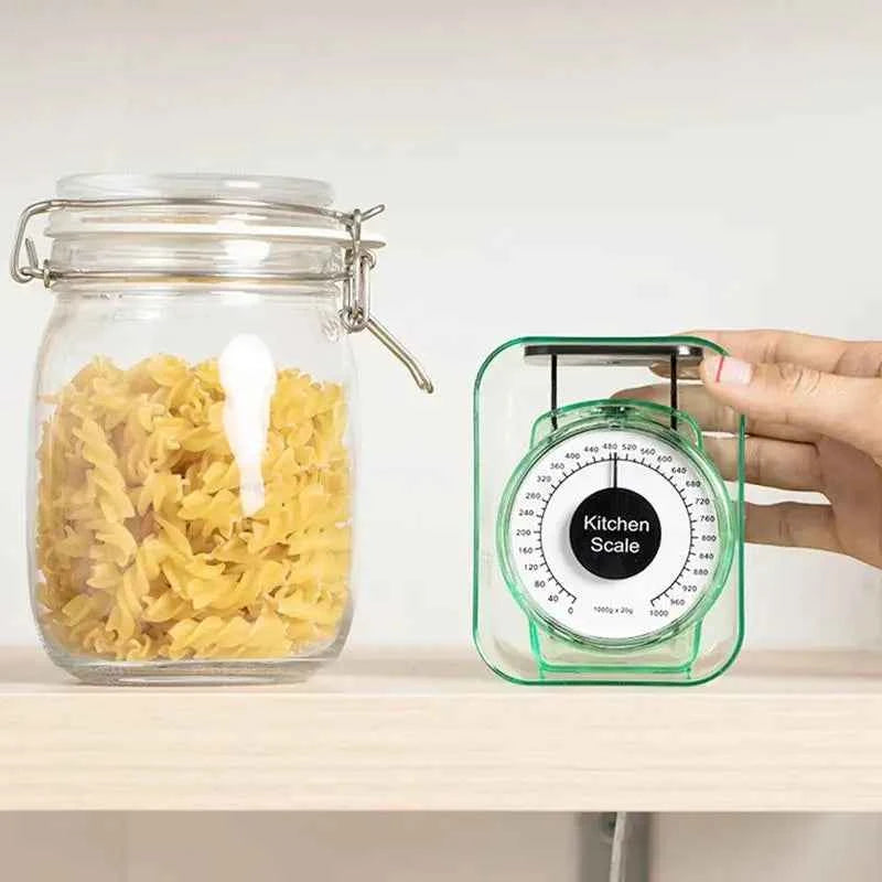 Kitchen Scale Restaurant Cooking With Easy Reading Mechanical Tool Spring Kitchen Weighing 1kg Portable Dial Scale Vegetabl