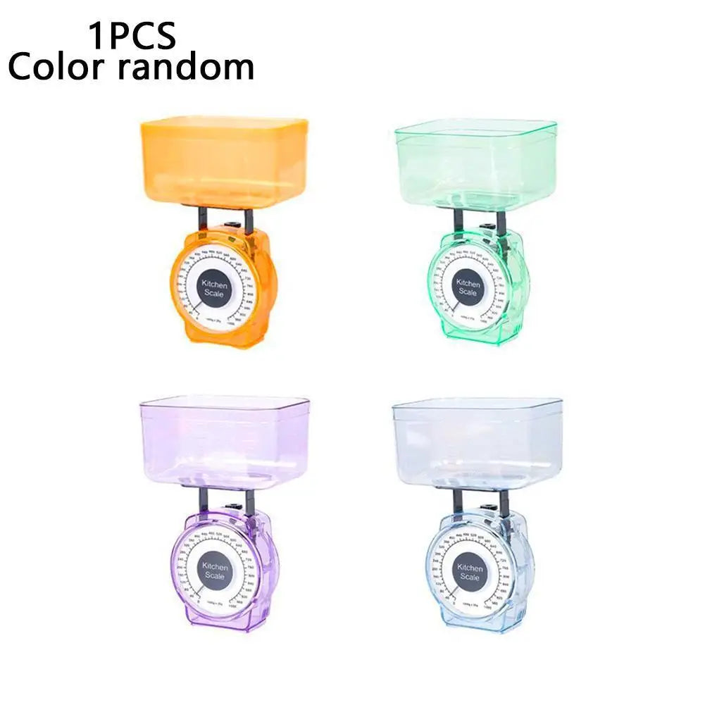 Kitchen Scale Restaurant Cooking With Easy Reading Mechanical Tool Spring Kitchen Weighing 1kg Portable Dial Scale Vegetabl - TrendBug