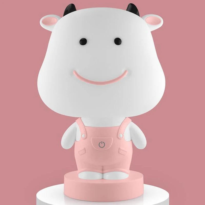 Cartoon Rabbit Night Lights Bedroom Bedside Study animal Desk Lamps tiger bear Children's kids baby Sleep Light LED Night Lamps - TrendBug