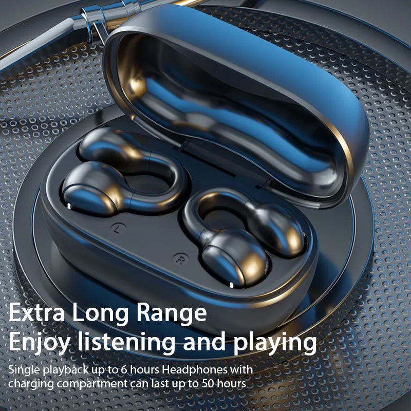 High Quality Bone Conduction Wireless Earphones - Bluetooth Noise Reduction Sports Gaming Earphones for Xiaomi and iPhone - TrendBug