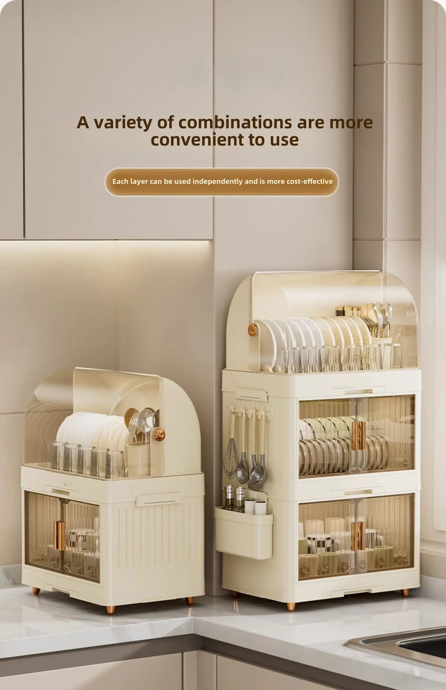 Kitchen Bowl Rack with Lid – Versatile Tableware Storage Box and Dish Drain Rack for Your Kitchen - TrendBug
