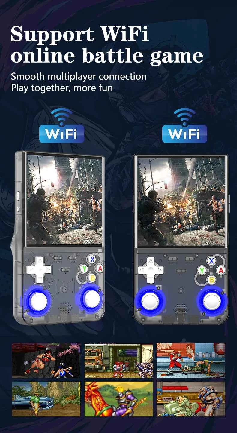 R36 ULTRA 4.0inch IPS Screen Handheld Game Console Open Source Console Retro Pocket Video Player 128G 20000+ Games