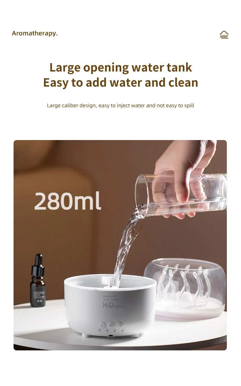 Aromatherapy machine Deep sea elf Air Humidifier Ultrasonic Aromatherapy Diffusers Mist Maker Fragrance Essential Oil Aroma - TrendBug