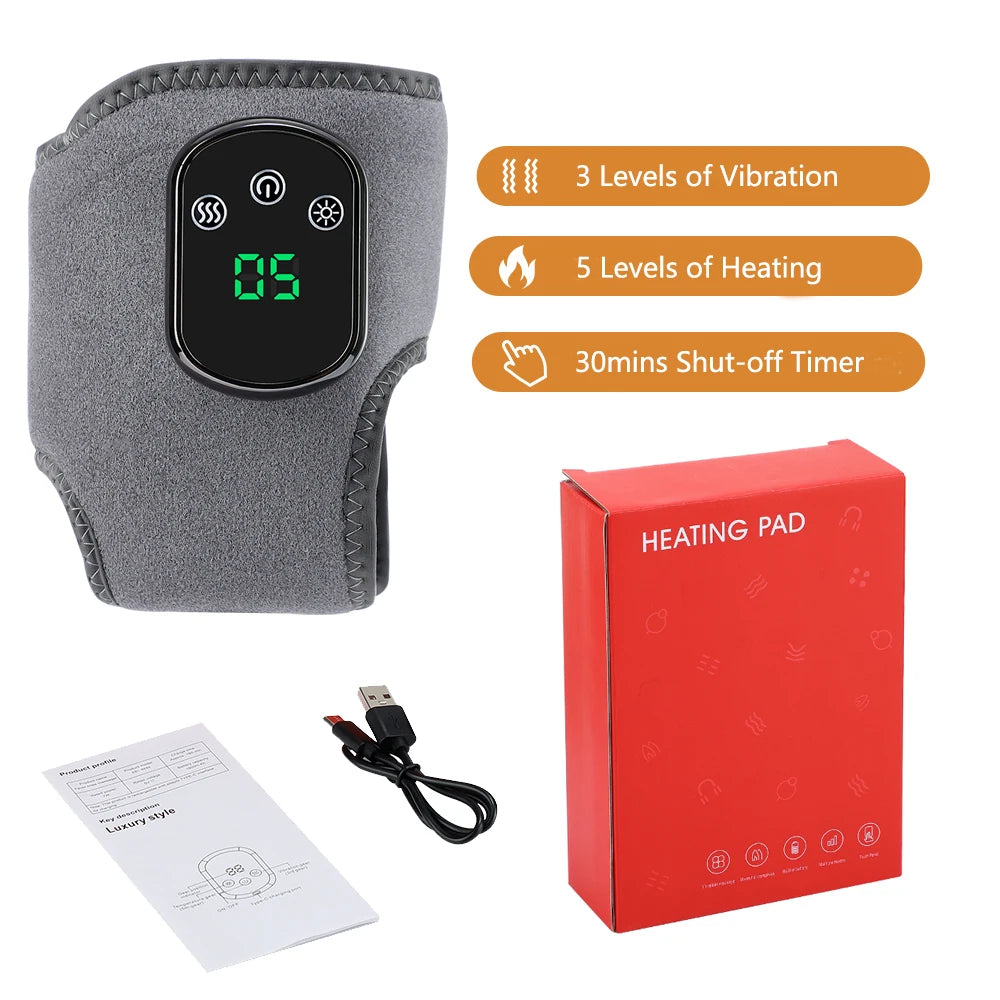 Electric Ankle Massager with Infrared Heat and Vibration Therapy - New Gadgets for Ankle Pain Relief - TrendBug