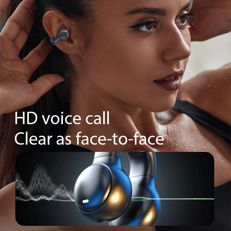 High Quality Bone Conduction Wireless Earphones - Bluetooth Noise Reduction Sports Gaming Earphones for Xiaomi and iPhone - TrendBug