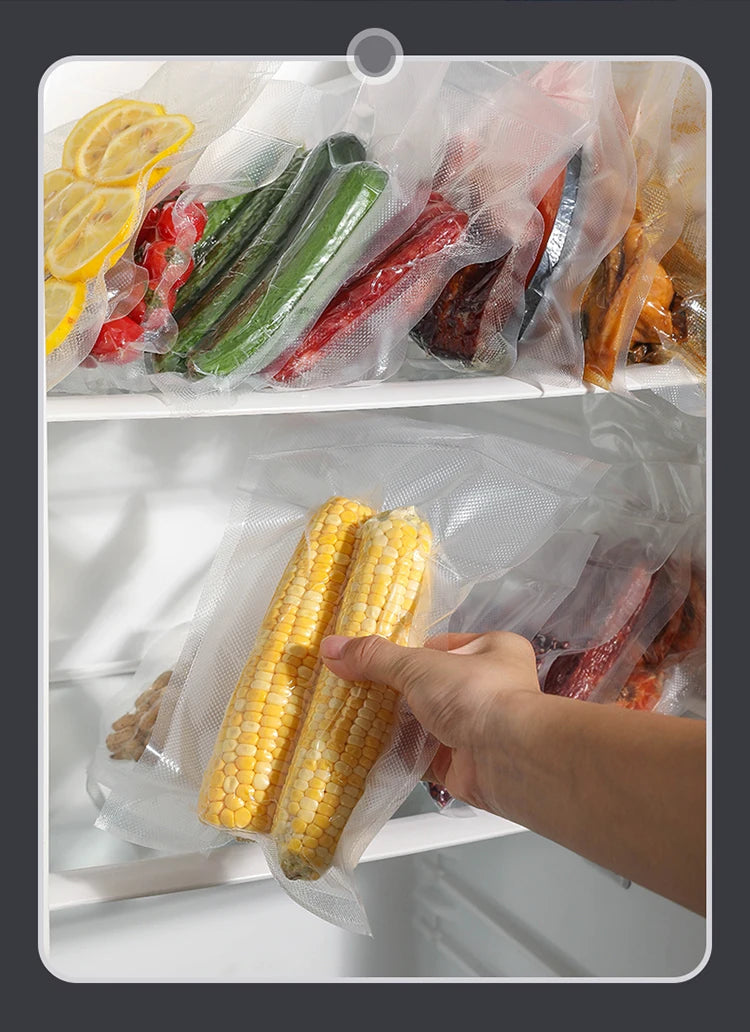 Mini Vacuum Sealer - USB Rechargeable Portable Wireless for Dry/Moist Food Preservation with Bags & Pump - TrendBug