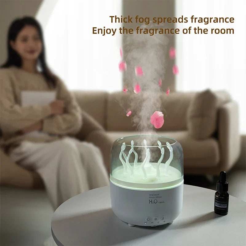 Aromatherapy machine Deep sea elf Air Humidifier Ultrasonic Aromatherapy Diffusers Mist Maker Fragrance Essential Oil Aroma - TrendBug