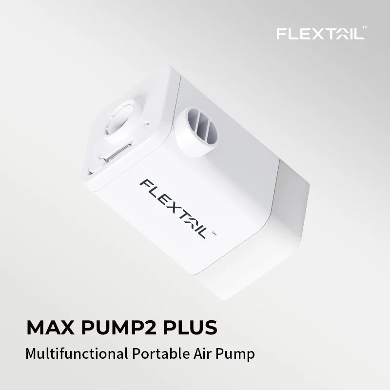FLEXTAIL MAX PUMP 2 PLUS - Electric Air Pump with Camping Light and Emergency Power Supply, 4800mAh Battery, Dual Pressure Level - TrendBug