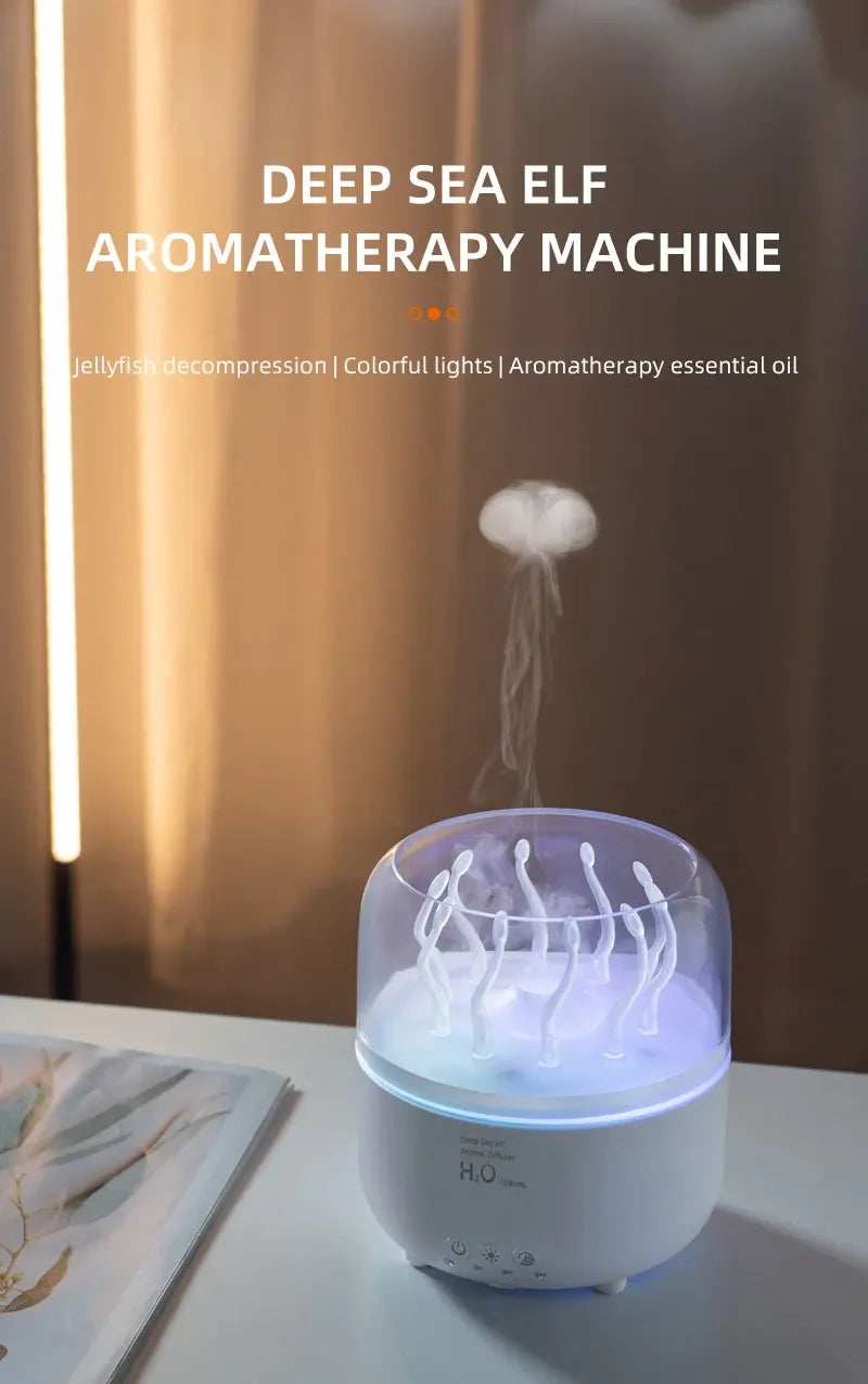 Aromatherapy machine Deep sea elf Air Humidifier Ultrasonic Aromatherapy Diffusers Mist Maker Fragrance Essential Oil Aroma - TrendBug