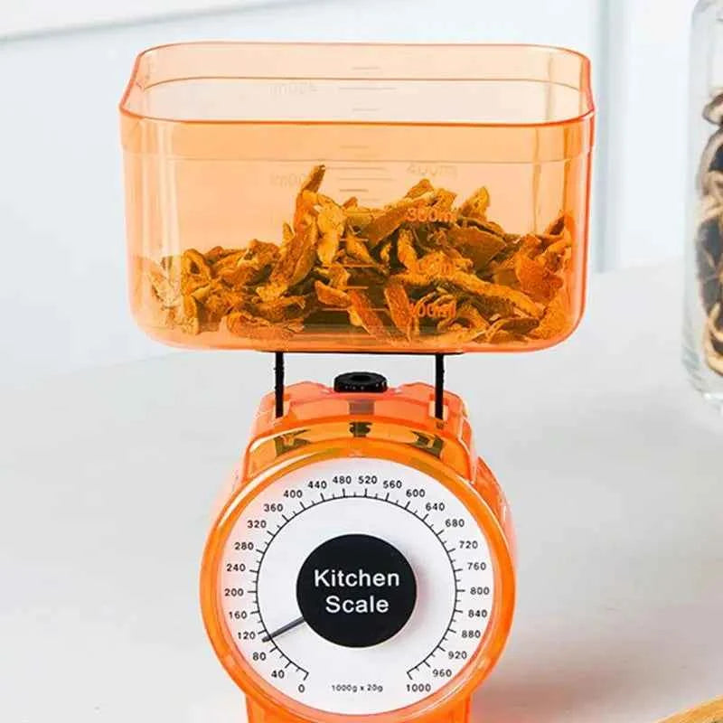 Kitchen Scale Restaurant Cooking With Easy Reading Mechanical Tool Spring Kitchen Weighing 1kg Portable Dial Scale Vegetabl