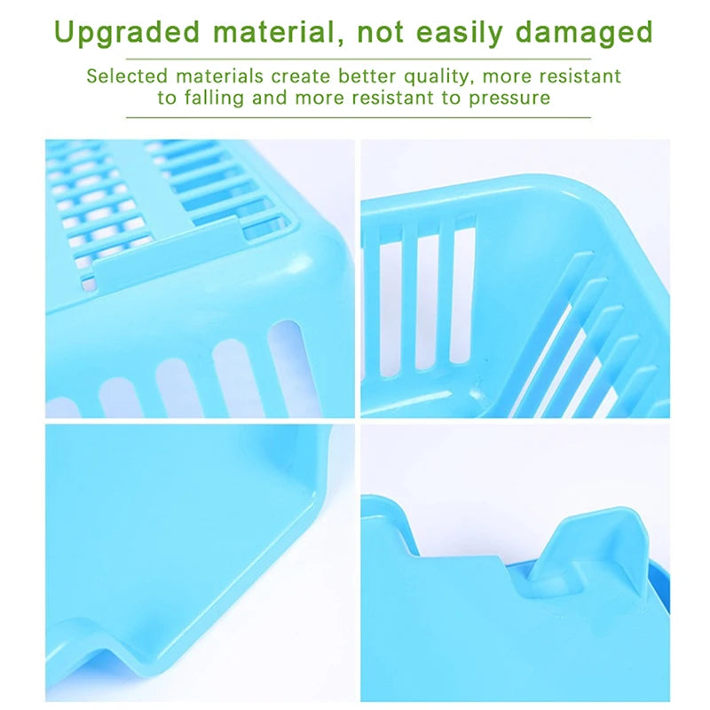 Kitchen Drainage Rack with Drainer Board for Countertop Utensils, Plates, Bowls, and Spoons Storage - TrendBug
