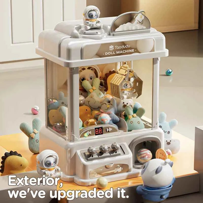 Doll catching machine Children's toy  Girls boy gifts Mini coin game Space themed  Internet hot selling toys