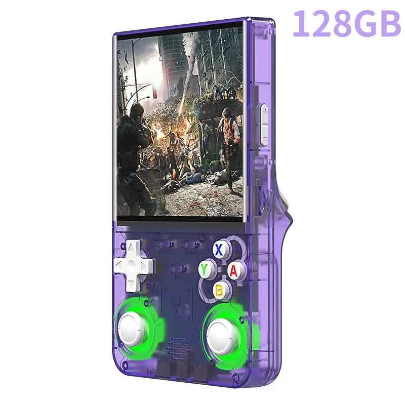 R36 ULTRA 4.0inch IPS Screen Handheld Game Console Open Source Console Retro Pocket Video Player 128G 20000+ Games