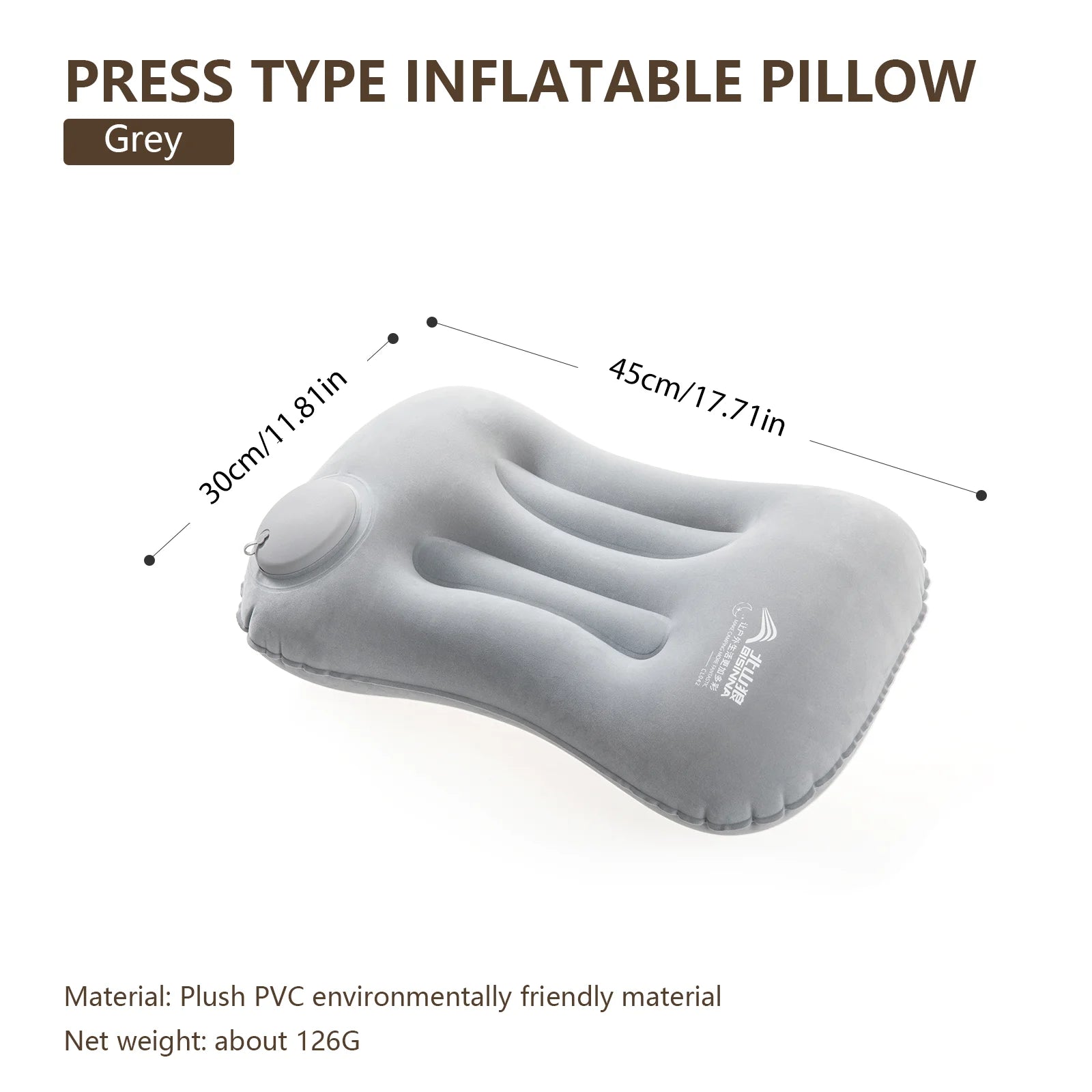 BISINNA Camping Inflatable Pillow Portable Ultralight Travel Hiking Air Sleeping Pillow for Neck and Lumbar Support - TrendBug