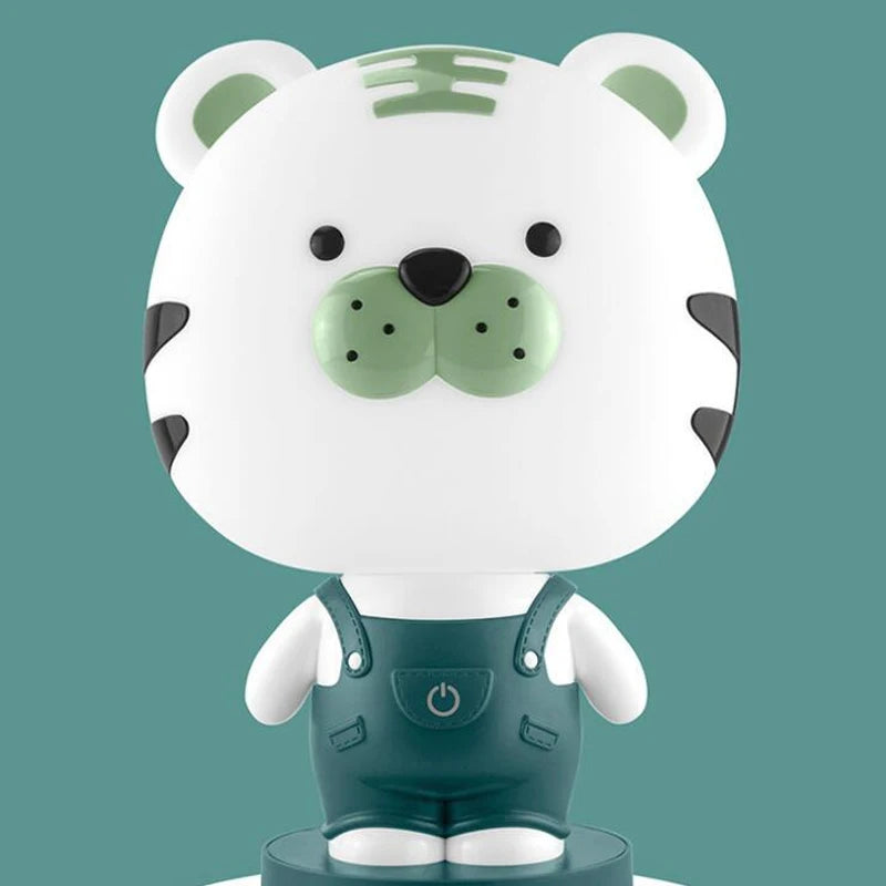Cartoon Rabbit Night Lights Bedroom Bedside Study animal Desk Lamps tiger bear Children's kids baby Sleep Light LED Night Lamps - TrendBug