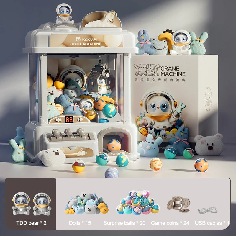 Doll catching machine Children's toy  Girls boy gifts Mini coin game Space themed  Internet hot selling toys - TrendBug