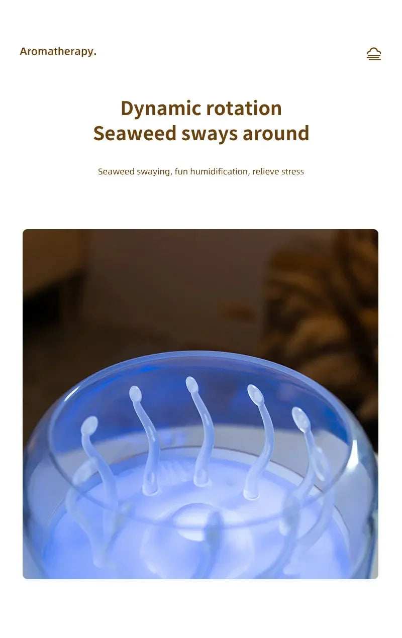 Aromatherapy machine Deep sea elf Air Humidifier Ultrasonic Aromatherapy Diffusers Mist Maker Fragrance Essential Oil Aroma - TrendBug