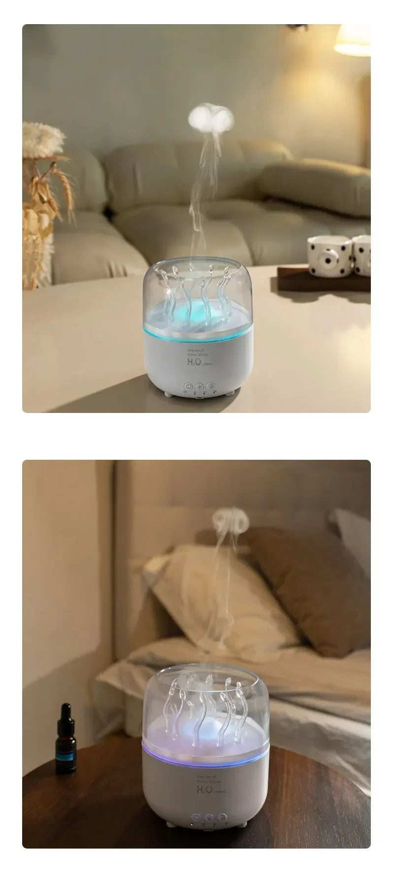 Aromatherapy machine Deep sea elf Air Humidifier Ultrasonic Aromatherapy Diffusers Mist Maker Fragrance Essential Oil Aroma - TrendBug