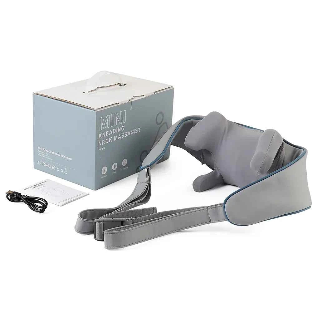 Wireless Neck And Back Massager Neck And Shoulder Kneading Massage Shawl Neck Cervical Relaxing Trapezius Massager