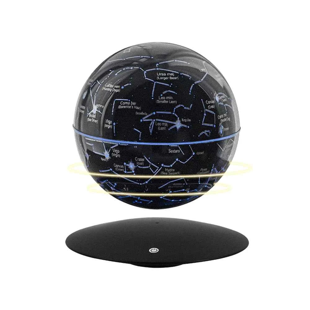 Creativity Magnetic Levitation LED Night Light 6inch Globe Lamp Rotating Floating Flying Saucer Base For Office Home Decor Gift - TrendBug