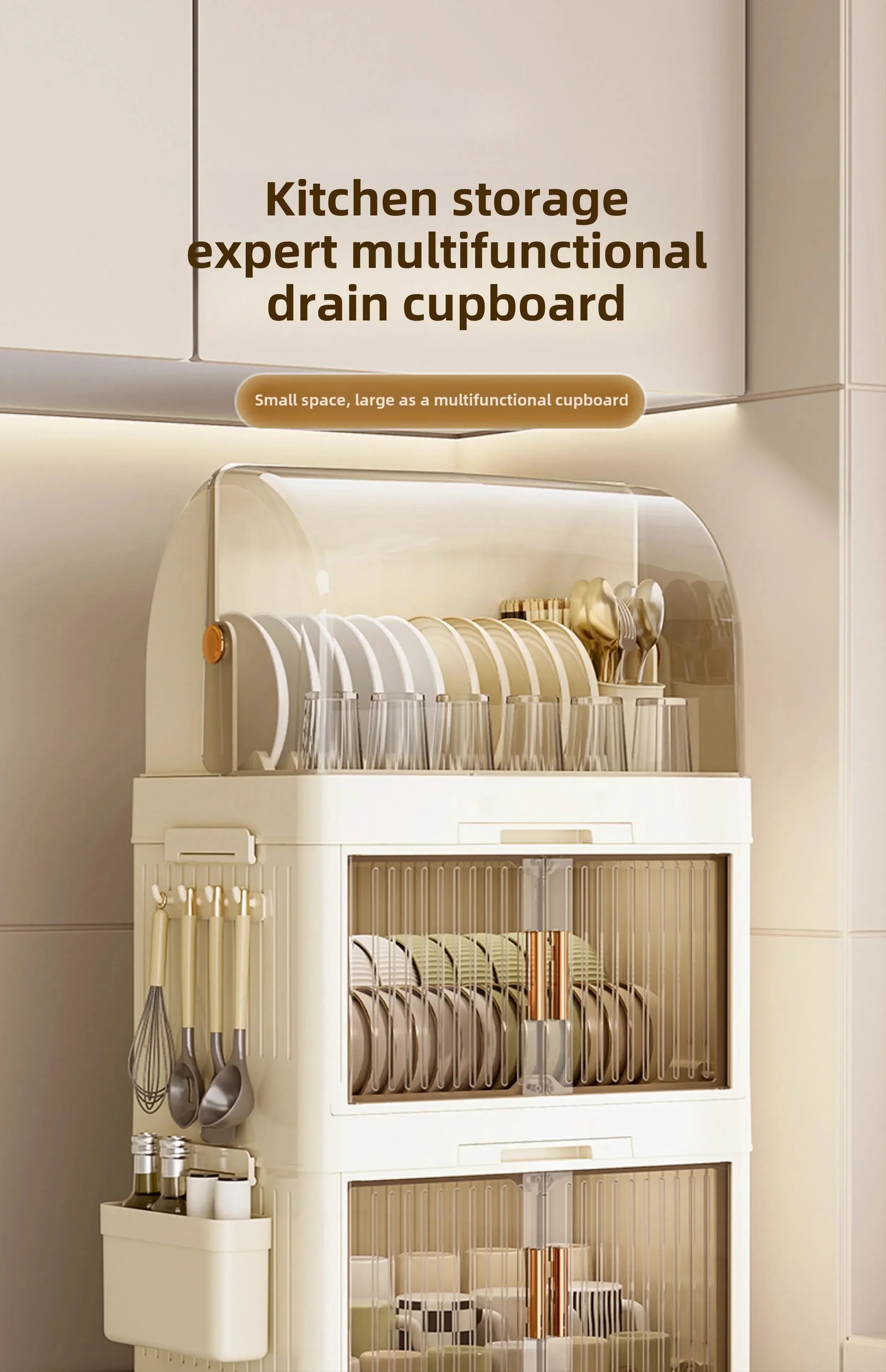 Kitchen Bowl Rack with Lid – Versatile Tableware Storage Box and Dish Drain Rack for Your Kitchen - TrendBug