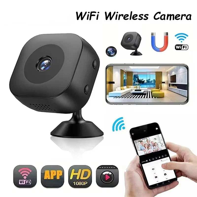 2025 New 4K Mini Security Camera Full Color Night Vision High Definition WiFi Monitor Waterproof Motion Detect Surveillance - TrendBug