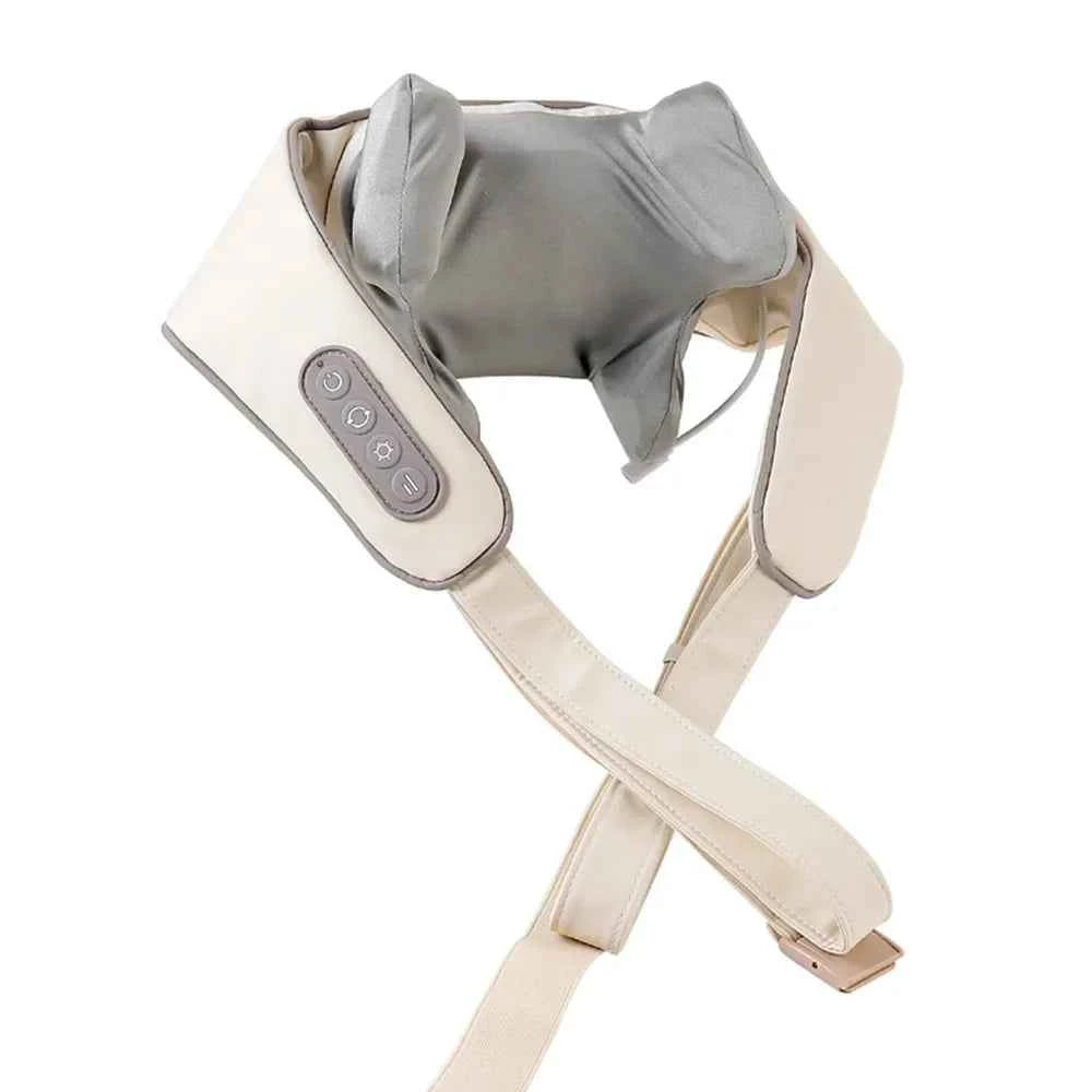Wireless Neck And Back Massager Neck And Shoulder Kneading Massage Shawl Neck Cervical Relaxing Trapezius Massager